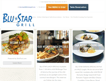 Tablet Screenshot of blustargrill.com